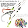 CWSDXM Round Fishing Rig Beads 6mm, 8mm Mixture Fishing Beads Bait Eggs Kits for All Sort Fishing Rigs Saltwater/Freshwater - Image 3