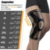 NEENCA Copper Knee Brace, Professional Knee Support with Patella Gel Pad & Side Stabilizers, Plus Size Compression Sleeves for Knee Pain, Sports, Workout, Arthritis, ACL, Joint Pain Relief - Single - Image 5