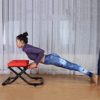 ROBDAE Yoga Inverted Stool Multifunctional Foldable Yoga Stool Home Fitness Equipment Exercise Assisted Inverted Stool Suitable for Practicing Handstand - Image 4