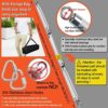 Portable Extra Heavy Home Gym Resistance Band Bar Set with 4 Stackable Resistance Bands,Detachable Full Body Workout Equipment Exercise Bar Kit,500LBS Longer Bar with Bands,Workout Guide Included - Image 6