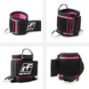 RitFit Padded Ankle Strap for Cable Machine,Strong Hook and Loop,Reinforced 3 D-Ring/Double D-Ring, Adjustable Comfort fit Neoprene - Premium Ankle Cuffs to Enhance Abs, Glute & Leg Workouts… - Image 2