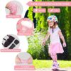 Kids Protective Gear Set, Innovative Soft Youth Toddler Knee Pads and Elbow Pads Adjustable Protective Gear Set with Gloves for Boys Girls Roller Skating Skateboard - Image 4