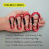 munkees 2-Pack 8-Shaped Carabiner Clips Keychain, Spring Snap Caribeener, Aluminum Buckle Hook Accessories - Image 4