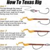 Texas-Rigs-for-Bass-Fishing-Leaders-with-Weights-Hooks-Rigged-Line-Kit - Image 6