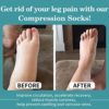 Compression Socks For Women& Men circulation(8 Pairs),Socks-Best for Running,Sports,Hiking,Flight travel,Pregnancy - Image 4