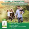 Vitamin D3 + Vitamin B12 | 2 Month Supply | Vitamin D & B12 Vitamin Supplements for Adults & Kids | Supports Bone Health | Promotes Energy Boost | Vegan | Non-GMO | Gluten Free | 60 Servings - Image 7