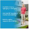 Carex Comfort Walking Cane with an Ergonomic Extra Comfortable Grip, Dark Gray - Image 3