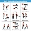 Resistance Bands,Set of 5 Resistance Loop Exercise Bands,Resistance Bands for Working Out,Workout Sets for Women and Man Home Fitness Strength Training Exercise Equipment Essentials Exercise Bands Set - Image 8