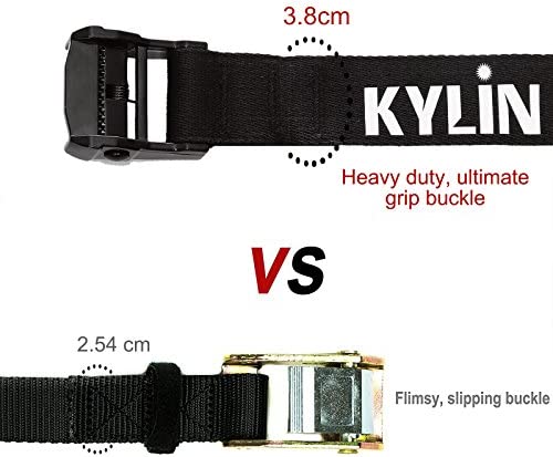 KYLIN SPORT Gymnastic Rings with Adjustable Straps Heavy Duty Exercise Gym Rings for Pull Ups and Dips,Cross-Training Workout,Strength Training, Fitness - Image 3