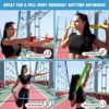 Resistance Bands,Set of 5 Resistance Loop Exercise Bands,Resistance Bands for Working Out,Workout Sets for Women and Man Home Fitness Strength Training Exercise Equipment Essentials Exercise Bands Set - Image 2