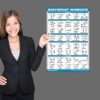 3 Pack: Bodyweight Workouts + Stretching Exercises + Sliding Bench - Set of 3 Workout Charts - Image 5