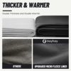 GAYHAY Fleece Lined Leggings with Pockets for Women - High Waisted Yoga Pants Winter Warm Workout Leggings Reg & Plus Size - Image 2