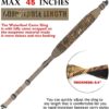 HUNTPAL Classic Style Camo Gun Shotgun Rifle Sling with Removable Metal Swivels and Thumb Loop, Universal Heavy Duty Durable Stretch Shoulder Padded Rifle Shotgun Camouflage Strap with Length Adjuster - Image 5