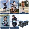 GTSBROS Kids/Youth Protective Gear, Knee Pads and Elbow Pads 6 in 1 Set with Wrist Guard and Adjustable Strap for Roller Skates Cycling BMX Bike Skateboard Inline Skatings Scooter Riding Sports(Blue) - Image 3