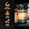 Jacked Factory Authentic Whey Muscle Building Whey Protein Powder - Low Carb, Non-GMO, No Fillers, Mixes Perfectly - Delicious Salted Chocolate Caramel Flavor - 2LB Tub - Image 4