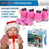 Kids/Youth Knee Pad Elbow Pads Guards for Boys Girls 2-14 Year Old Kids Protective Gear Set for Skating Cycling Bike Rollerblading Scooter - Image 6