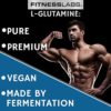 Fitness Labs Creatine and L-Glutamine, 500 Grams | Contains Only Pure Creapure Creatine Monohydrate & USA-Made Fermented Glutamine - Image 3