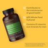 Amazon Elements Men’s One Daily Multivitamin, 62% Whole Food Cultured, Vegan, 65 Tablets, 2 month supply (Packaging may vary) - Image 4