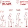 LIXIANG Folding Walking Cane Lightweight Adjustable Canes and Sturdy Offset Walking Sticks with Carrying Strap for Elderly Men and Women - Image 5