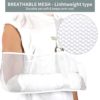 Breathable Mesh Arm Sling for Shower, Arm Sling Shoulder Immobilizer Rotator Cuff Wrist Elbow Forearm Support Brace, Arm Sling Elbow Support - Left and Right Arm for Men and Women, Adjustable Immobilizer for Shower, Stabilizer for Elbow, Dislocation - Image 6