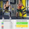 Resistance Bands,Set of 5 Resistance Loop Exercise Bands,Resistance Bands for Working Out,Workout Sets for Women and Man Home Fitness Strength Training Exercise Equipment Essentials Exercise Bands Set - Image 5
