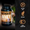 Jacked Factory Authentic Whey Muscle Building Whey Protein Powder - Low Carb, Non-GMO, No Fillers, Mixes Perfectly - Delicious Salted Chocolate Caramel Flavor - 2LB Tub - Image 5
