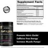 Anabolic Warfare Pump-N-Grow Muscle Pump Supplement Caffeine Free Pre Workout with L-Citrulline, L-Arginine, Beta-Alanine (Fruit Explosion– 30 Servings) - Image 5