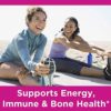 Women's Multivitamin by Nature's Bounty Optimal Solutions, Multivitamin Gummies for Immune Support, Cellular Energy Support, Bone Health, Raspberry Flavor, 80 Gummies - Image 6