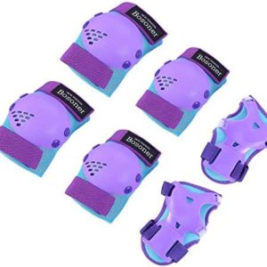 BOSONER Kids/Youth Knee Pad Elbow Pads for Roller Skates Cycling BMX Bike Skateboard Inline Rollerblading, Skating Skatings Scooter Riding Sports