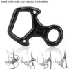 VGEBY Climbing 8 Ring Descender, 25KN Aluminum Rappelling Rescue Figure 8 Rope Descender Belay Tool - Image 3