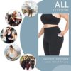 MOREFEEL Plus Size Leggings for Women with Pockets-Stretchy X-4XL Tummy Control High Waist Workout Black Yoga Pants - Image 4