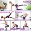 Resistance Bands for Working Out Exercise 3 Resistance Levels Equipment for Home,Elastic and Non-Slip Strength Bands for Women Training for Leg and Glute Squats - Image 7