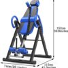 ATAAY Inversion Table Multifunctional Inversion Equipment Foldable Back Stretcher Machine Heavy Duty Trainer for Home Fitness Massage Yoga - Image 7