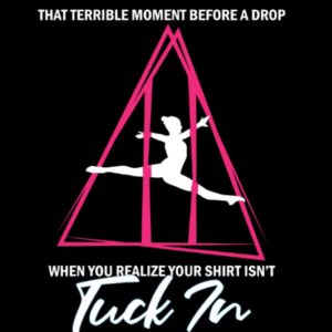 That terrible moment before a drop when you realize your shirt isnt tucked in: Aerial Yoga Lined Book, Aerial Gymnastic Book, Aerial Silk Dancer, ... Book Lined, Aerial Contortion Book Lined