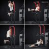 pelpo Pull up Bar Station, Multifunction Power Tower, Standing Adjustable Height Pull Up Dip Bar for Home Gym, Strength Training Dip Stands, Home Fitness Workout Equipment with Backrest Pad - Image 3