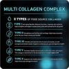 Vital Vitamins Multi Collagen Complex - Type I, II, III, V, X, Grass Fed, Non-GMO, 150 Capsules - Image 2