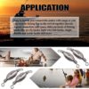 Hilitchi Brass Fishing Weights Inline Trolling Fishing Sinker with Inner Swivels - Image 7