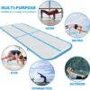 Mecalm Air Gymnastics Tumbling Mat 13FT/16FT/20FT Gymnastics Air Mat 4/8 inchs Thickness Gymnastics Mats for Tumbling with Electric Air Pump for Home/Gym/Yoga/Training/Cheerleading/Outdoor/Beach/Park - Image 6