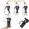 BigAlex Folding Walking Cane with LED Light,Adjustable & Portable Walking Stick, Lightweight,Collapsible with Carrying Bag for Men/Woman（Large） - Image 7