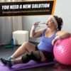 NEENCA Copper Knee Brace, Professional Knee Support with Patella Gel Pad & Side Stabilizers, Plus Size Compression Sleeves for Knee Pain, Sports, Workout, Arthritis, ACL, Joint Pain Relief - Single - Image 7