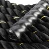 XMSound Battle Rope 1.5" Battle Exercise Training Rope 30ft/40fT Length Workout for Strength Training Home Gym Outdoor Cardio Workout, Anchor Included - Image 7
