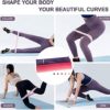18Pcs Resistance Bands Set for Women, 5 Stackable Exercise Bands with Handles, 5 Resistance Loop Bands, Jump Rope, Figure 8 Resistance Band, Carry Bag, Ideal for Home, Gym Fitness, Yoga, Full Body Workout - Image 6