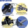 Minneer Flight X52PRO/X56/A10 Rocker Racing Steering Simulator Cockpit, Applicable to G920/G29/G27/ T248PS/T248XBox Racing Wheel Stand Adjustable Height U-bolts Wheel Pedals NOT Included - Image 3