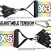 TheFitLife Resistance Exercise Bands Set (150lbs) with Handles+ TheFitLife Workout Booty Bands Set for Home Gym, Stretching - Image 3