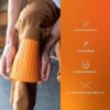 TSE Safety TSE-PPKS TSE-PRO Heavy Duty Padding Pocket Knee Savers with Extra Thick Foam Cushion, Soft Inner Liner, Adjustable One Size, Hi-Viz Orange - Image 4