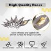Hilitchi Brass Fishing Weights Inline Trolling Fishing Sinker with Inner Swivels - Image 4