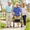 Carex Health Brands Hiking Cane Walking Stick with Dual Grip Handle for Men & Women, Black - Image 5