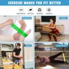 Resistance Bands,Set of 5 Resistance Loop Exercise Bands,Resistance Bands for Working Out,Workout Sets for Women and Man Home Fitness Strength Training Exercise Equipment Essentials Exercise Bands Set - Image 3
