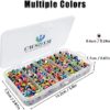 CWSDXM Round Fishing Rig Beads 6mm, 8mm Mixture Fishing Beads Bait Eggs Kits for All Sort Fishing Rigs Saltwater/Freshwater - Image 2