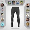 JAYEFO Compression Pants Men - Rashguard Mens Compression Leggings for Workout, Gym, Boxing, MMA, BJJ, Basketball,Football - Image 3